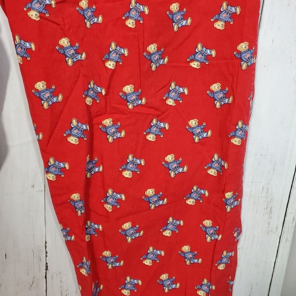 Polo Ralph Lauren Men’s XL Polo Bear PJs Pajama Lounge Pants Red - Picture 7 of 11